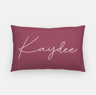 Kaydee Lumbar Pillow Burgundy