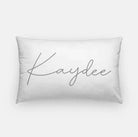 Kaydee Lumbar Pillow White Gray