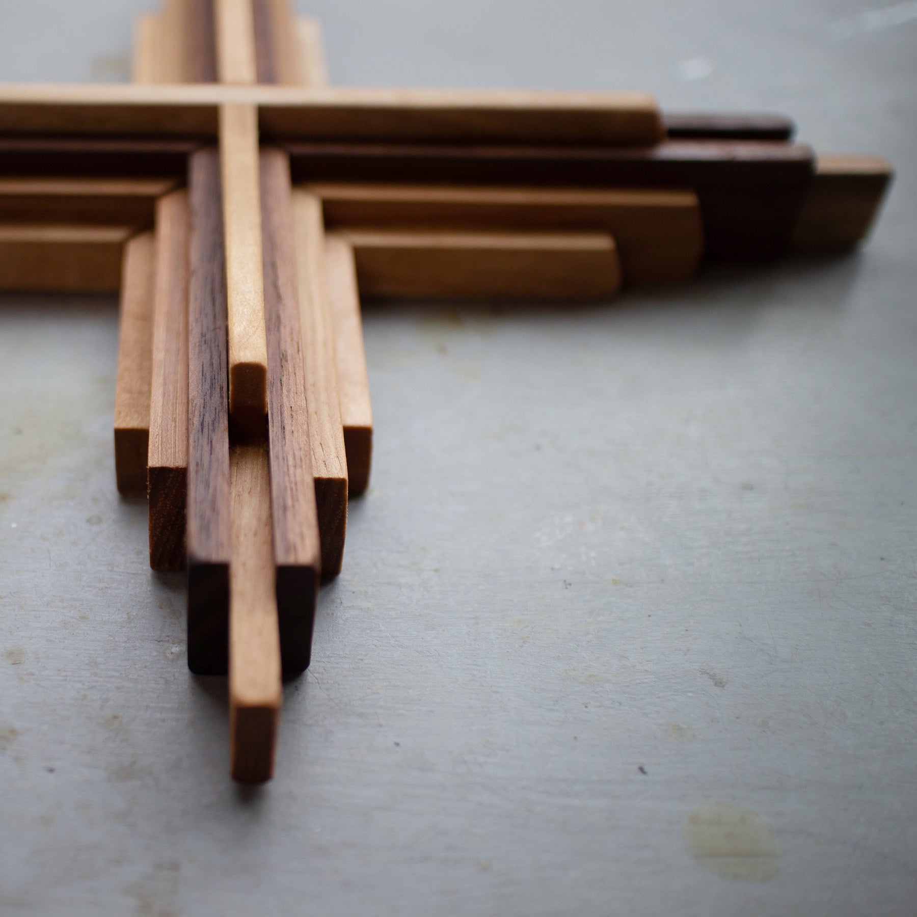 Wood Layered Cross | Dorm Wall Hanging | Spiritual Faith Base Gifts