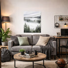 Nature Misty Forest Landscape Painting "GICLÉE PRINT | Canvas