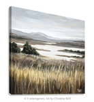 Coastal Meadow "Peaceful Outlook" GICLÉE PRINT Landscape