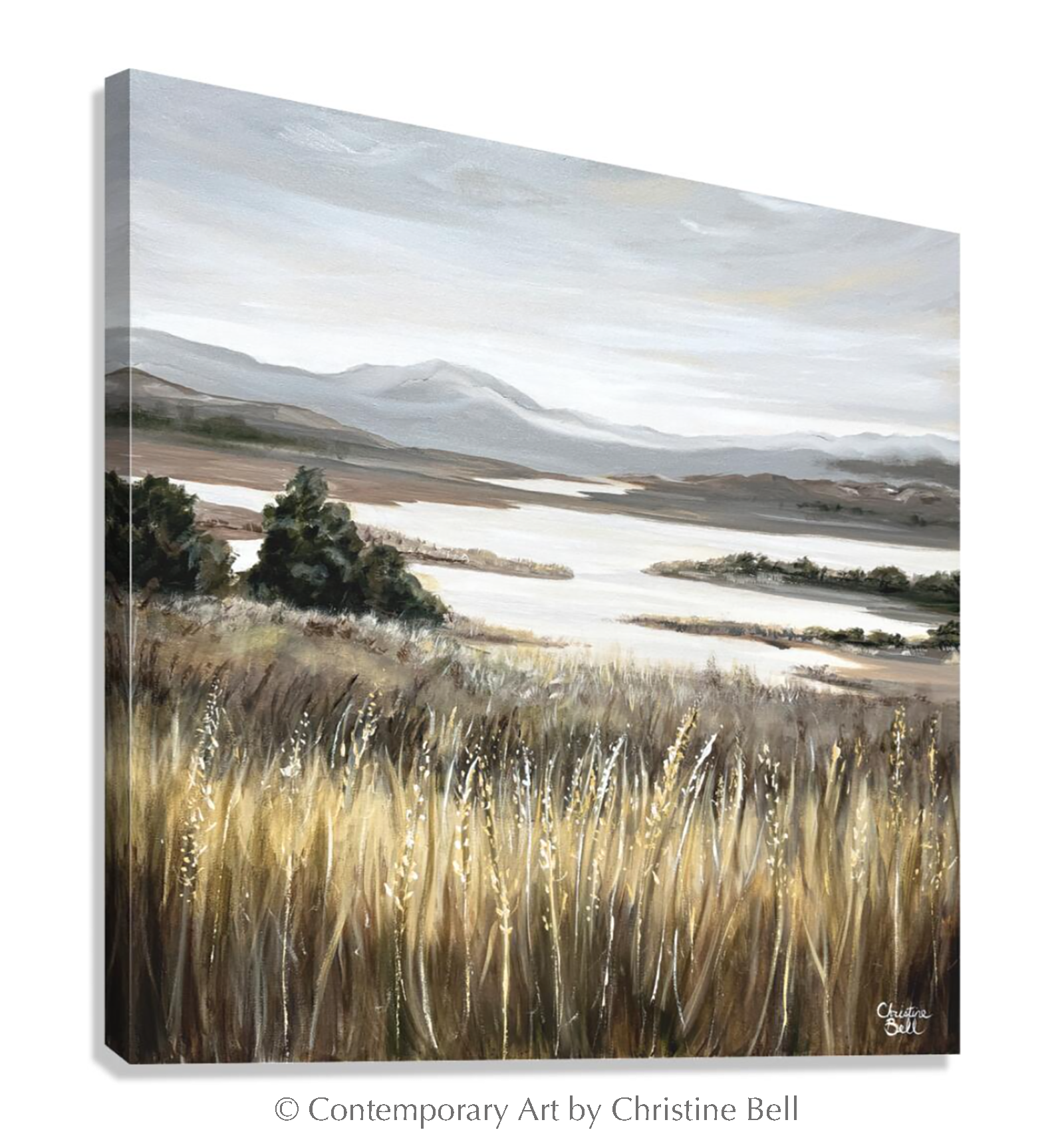 Coastal Meadow "Peaceful Outlook" GICLÉE PRINT Landscape