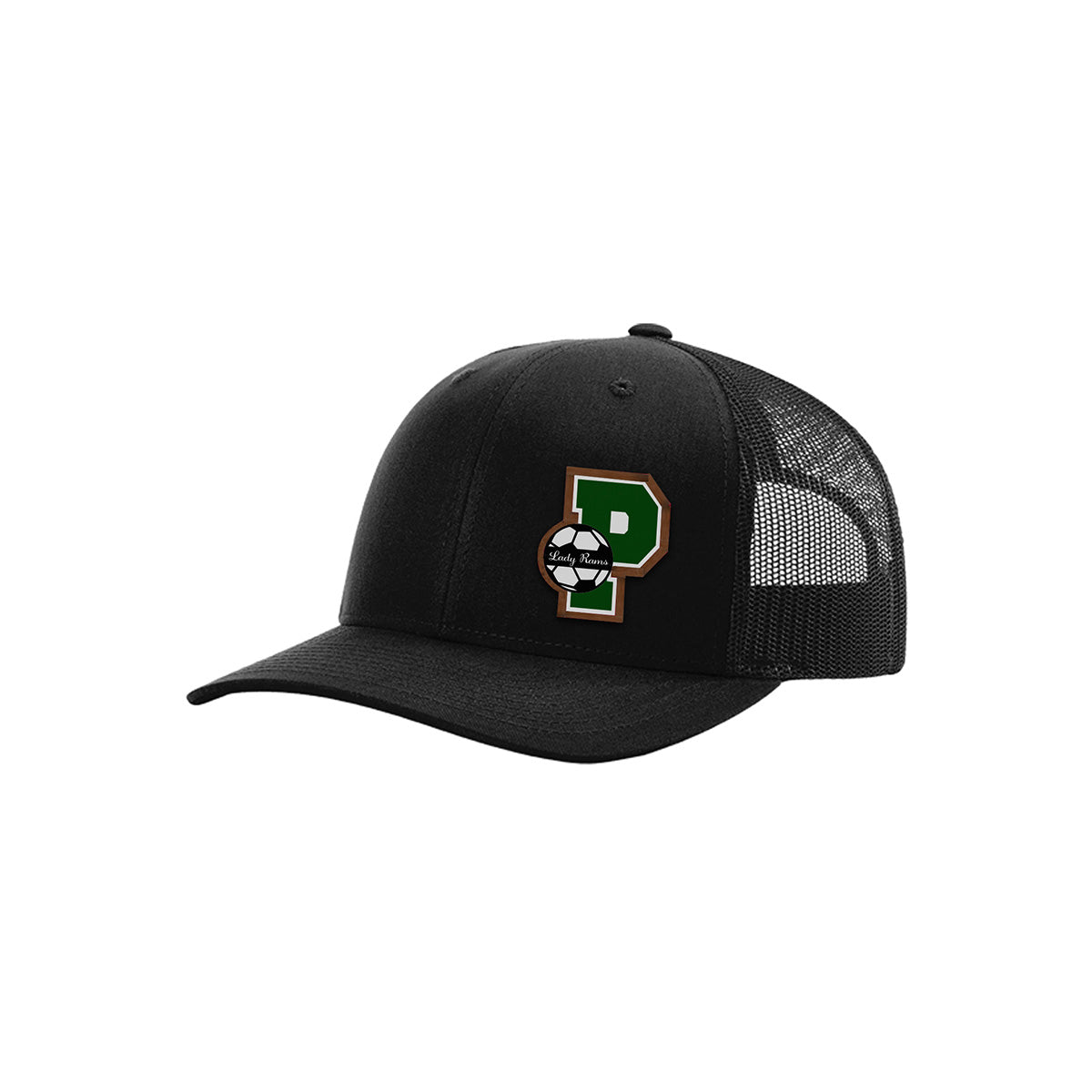 Pennridge Lady Rams Richardson 112 "P" Leatherette Patch Trucker Hat