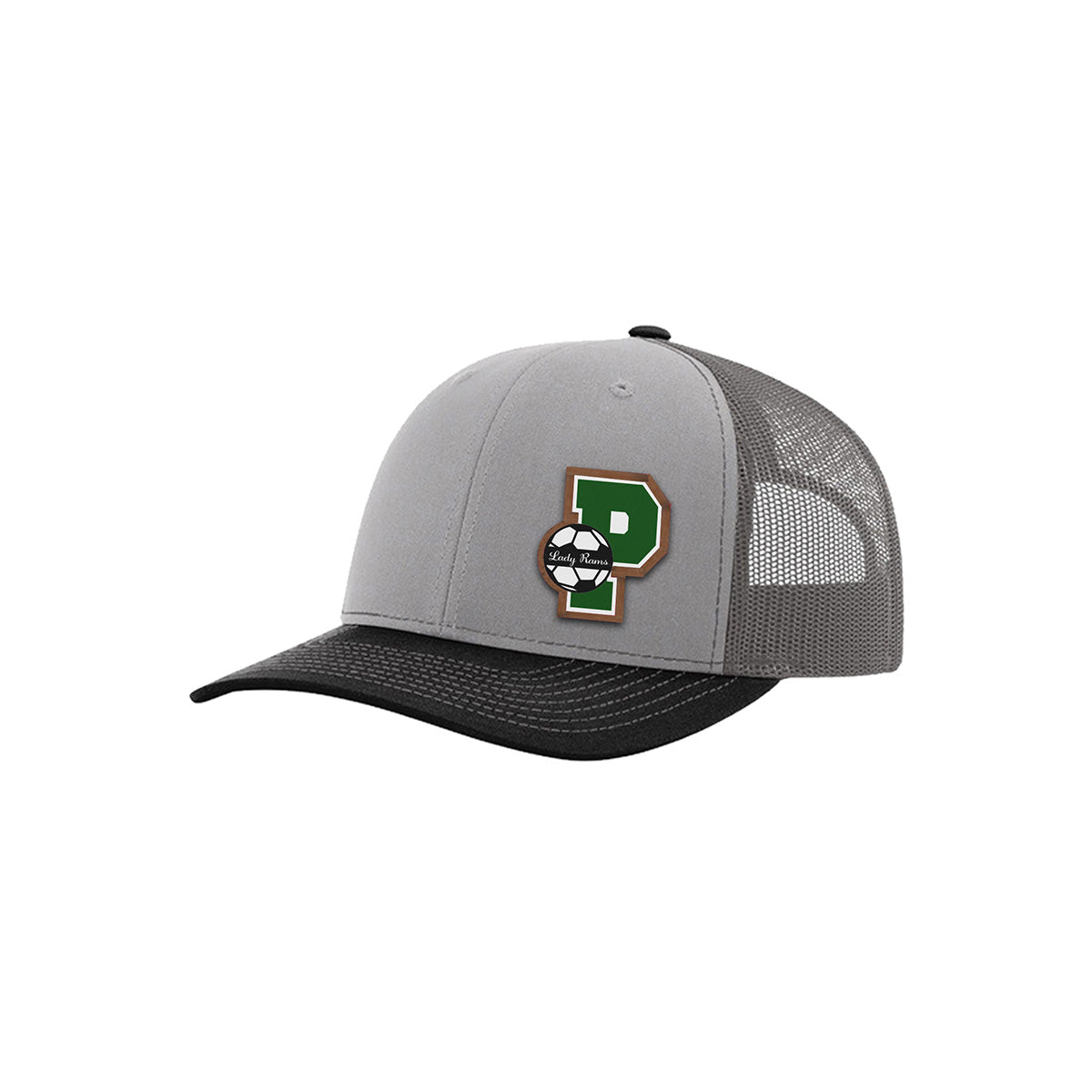 Pennridge Lady Rams Richardson 112 "P" Leatherette Patch Trucker Hat