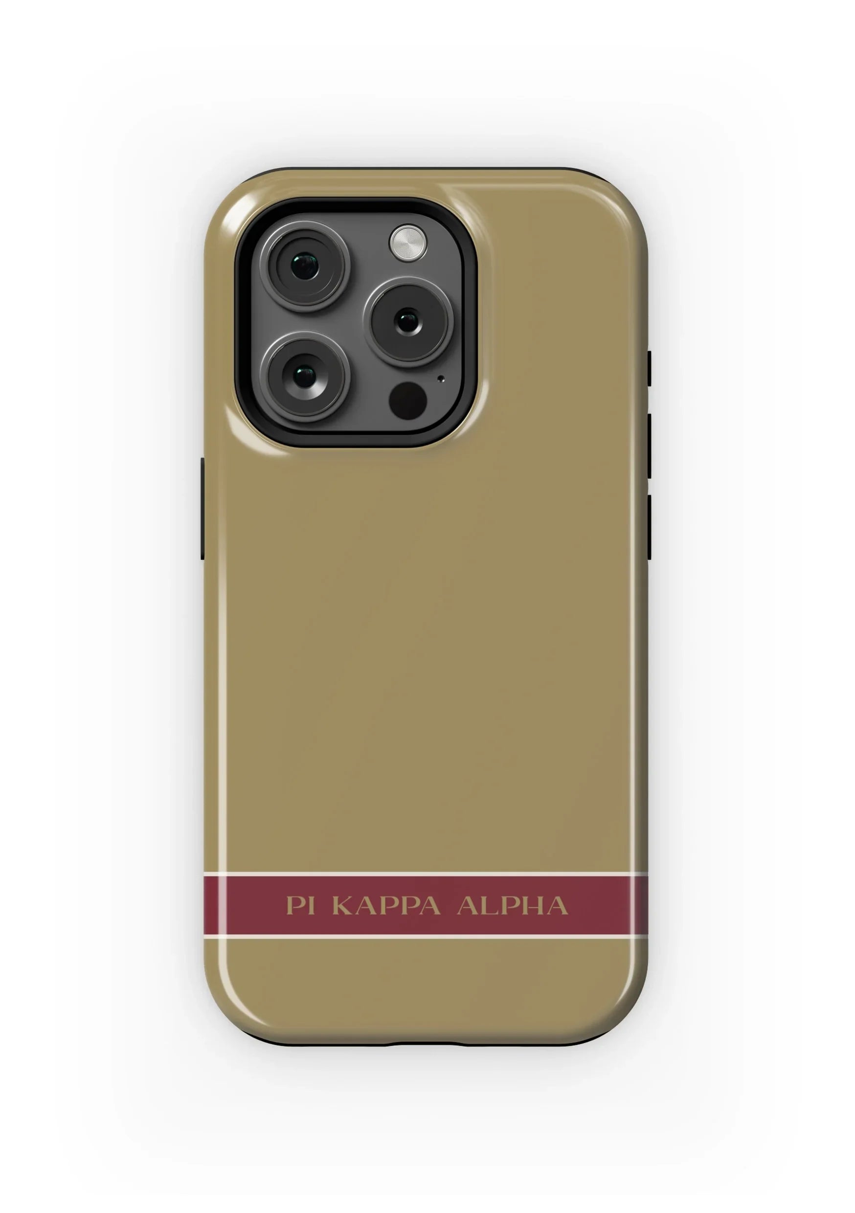 Pi Kappa Alpha iPhone 16, 15, 14, 13 Mobile Phone Case - Gold Gloss Mobile Phone Cases