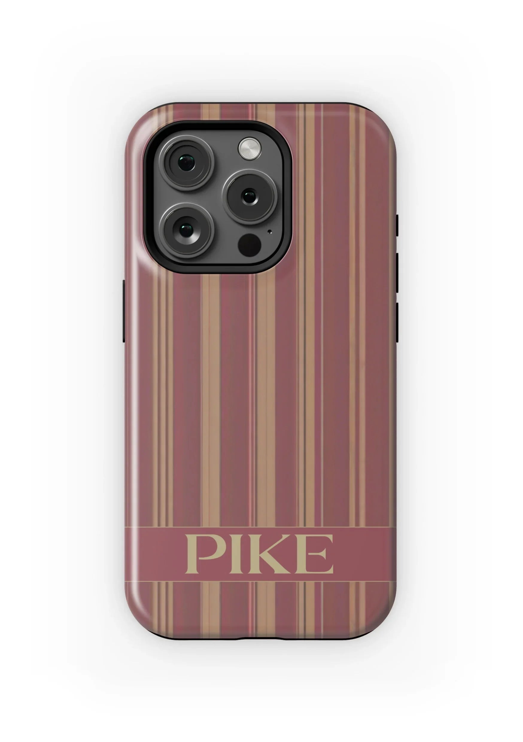 PIKE iPhone 16, 15, 14, 13 Mobile Phone Case - Stripes Matte Mobile Phone Cases