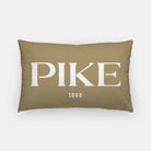 PIKE 1868 Lumbar Pillow Cover Gold Pillow Covers