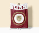 PIKE Sherpa Blanket XL 60x80 - Bullseye | Pi Kappa Alpha Gifts | Decor