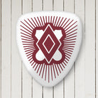 PIKE Symbol Custom-shape Throw Pillow Garnet