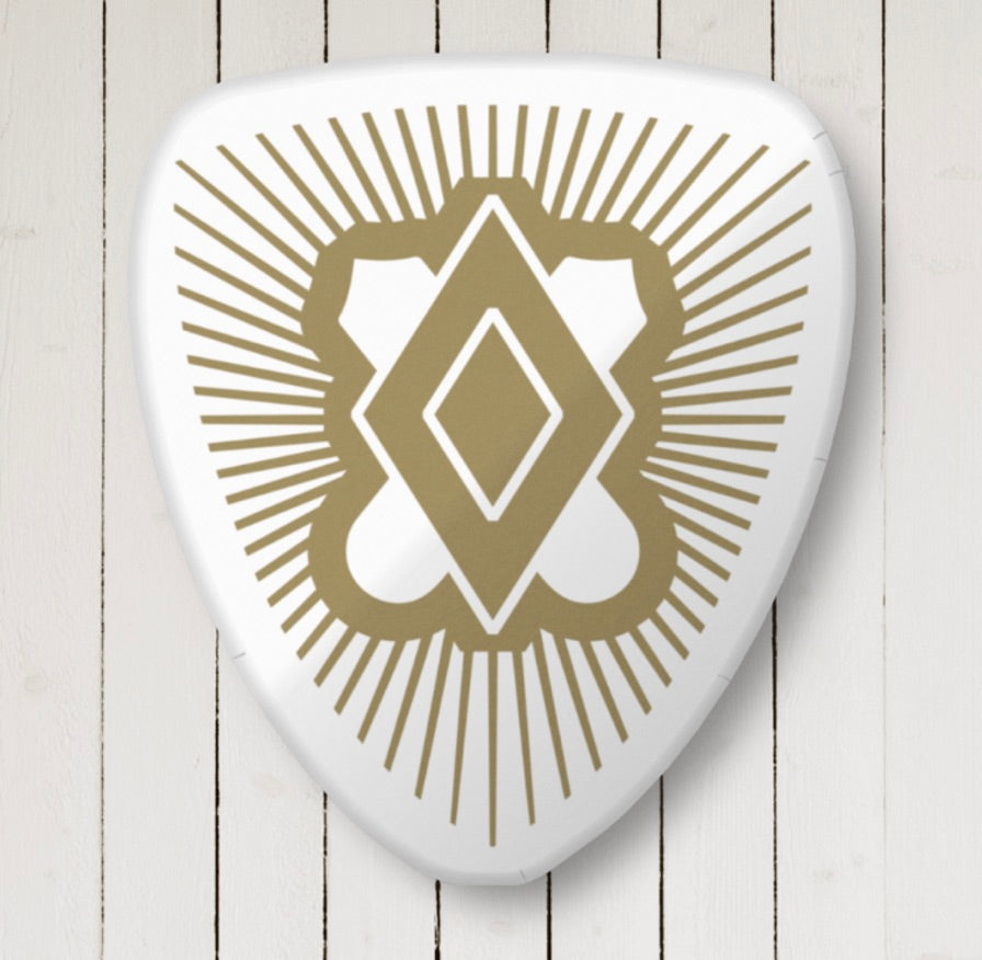 PIKE Symbol Custom-shape Throw Pillow Gold