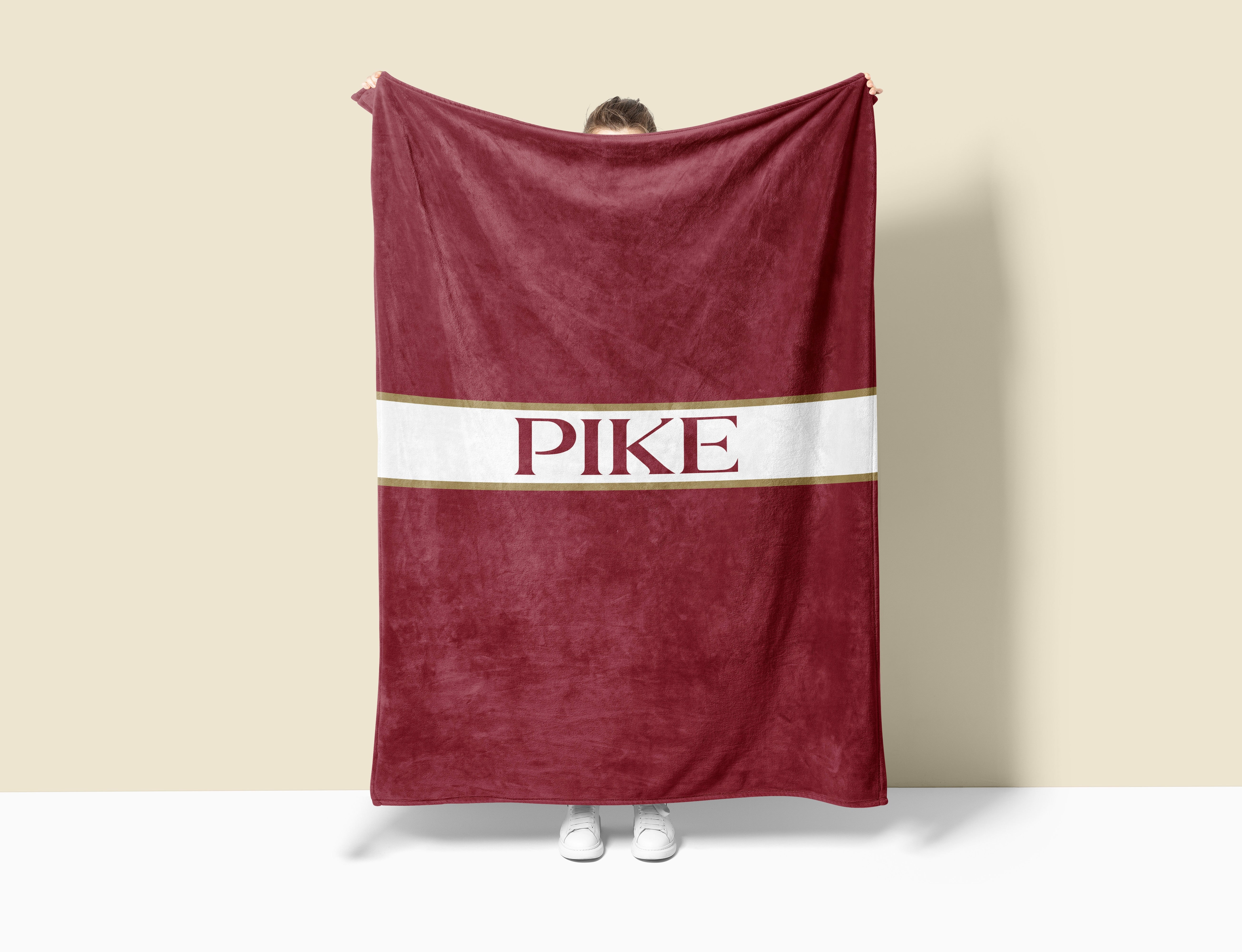 PIKE XL 60x80 Blanket Center Band | Official Pi Kappa Alpha Merch