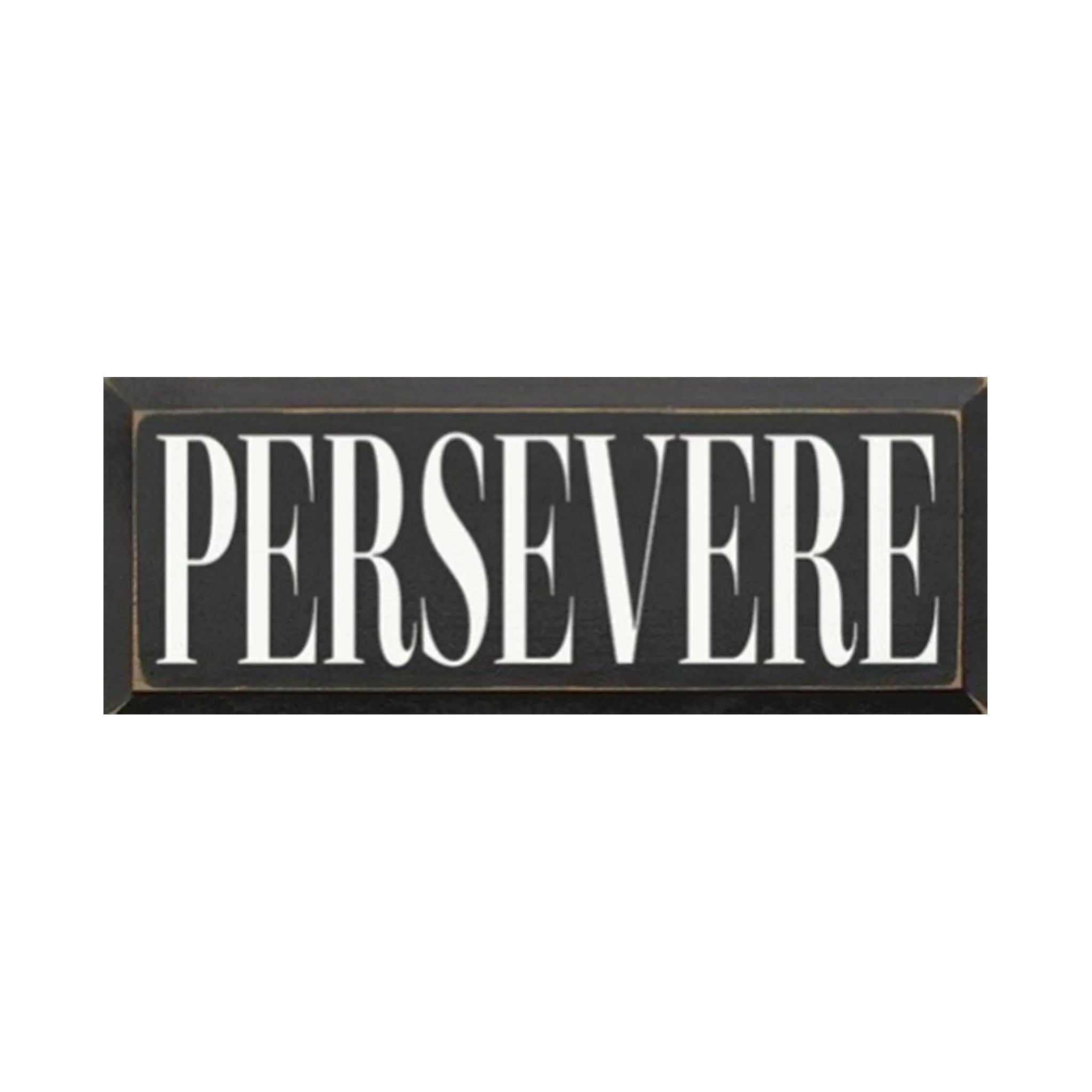 Persevere Wood Sign - 7"x18" | Motivational Quote | College Dorm Decor | Festive Fit Home