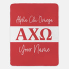 Personalized Alpha Chi Omega XL 60x80 Throw Blanket