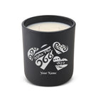 Personalized Alpha Phi Laser Etched Glow Candle Candle 12 oz. - Hearts