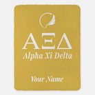 Personalized Alpha Xi Delta Blanket XL 60x80 | AXiD Gifts