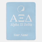 Personalized Alpha Xi Delta Blanket XL 60x80 | AXiD Gifts