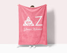 Personalized Delta Zeta XL 60x80 Sherpa Throw Blanket | Custom Gifts