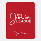 Personalized Junior League XL 60x80 Sherpa Throw Blanket