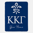 Personalized Kappa Kappa Gamma XL 60x80 Sherpa Throw Blanket