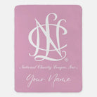 Personalized National Charity League XL 60x80 Sherpa Throw Blanket