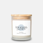 Personalized Sigma Delta Tau Frosted Glass Candle (Hand Poured 11 oz) - Toujours Candles