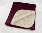 Sigma Kappa Maroon Sherpa Blanket - Campus Greek Fit