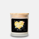 Personalized Theta Kisses Frosted Glass Candle (Hand Poured 11 oz) Candles