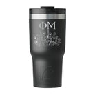 Phi Mu RTIC 20 oz Essential Ceramic Lined Tumbler - Wildflowers