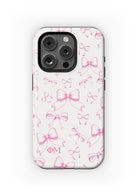 Phi Mu iPhone 16, 15, 14 Mobile Phone Case  - Bows | Gifts