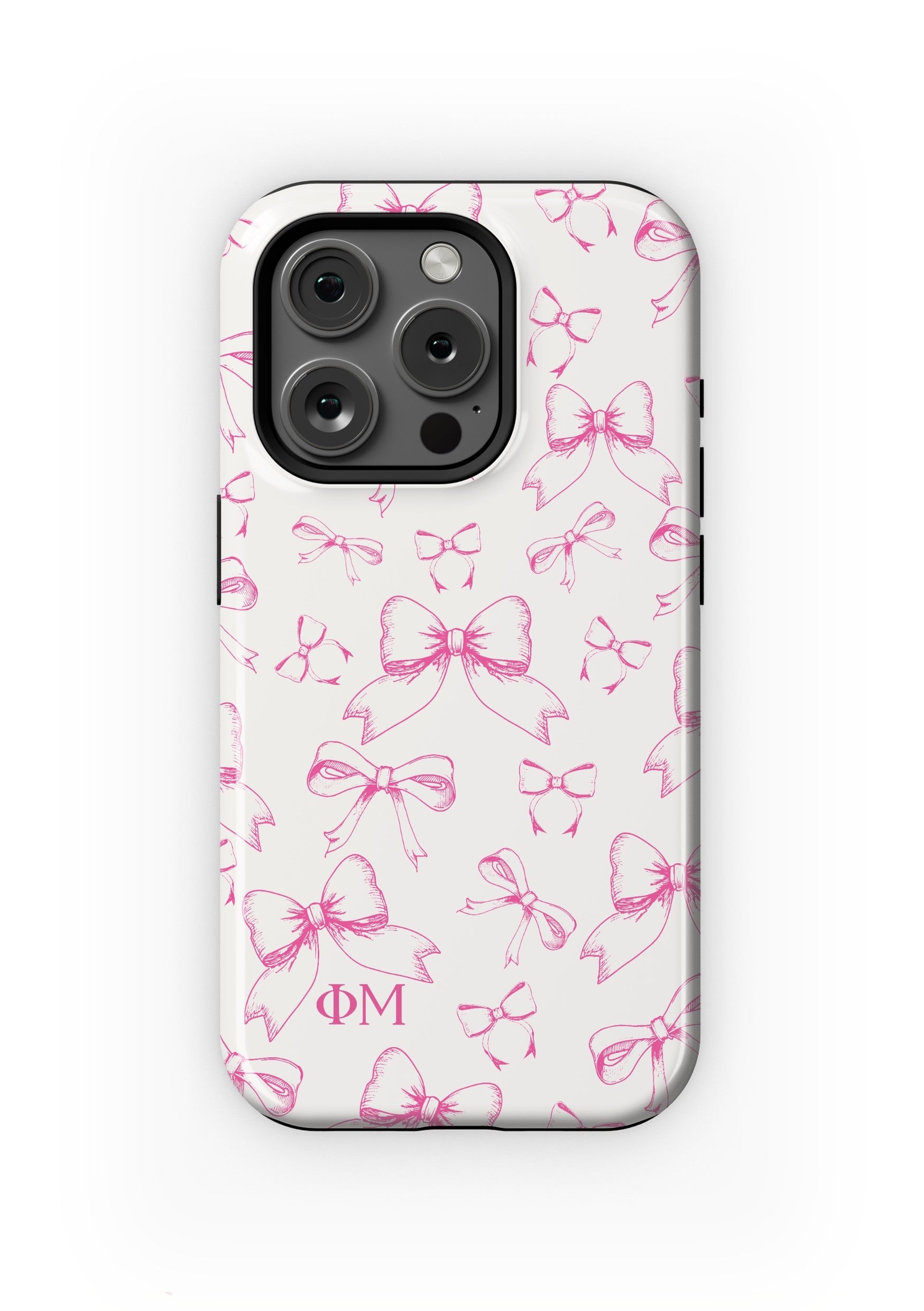 Phi Mu iPhone 16, 15, 14 Mobile Phone Case  - Bows | Gifts