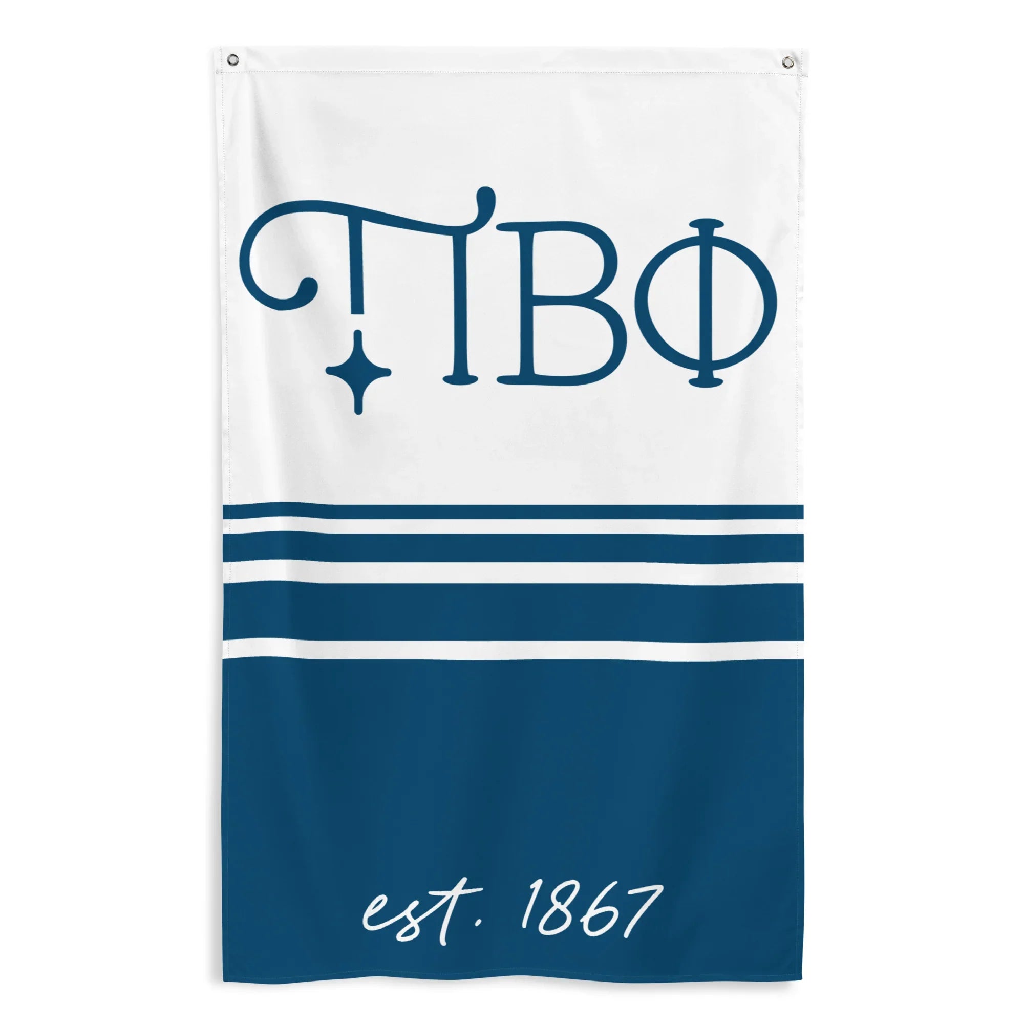 Pi Beta Phi Flag - Stripes | Pi Phi Dorm Decor | Sorority Gifts