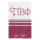 Pi Beta Phi House Flag - Stripes | Pi Phi Dorm Decor | Sorority Gifts