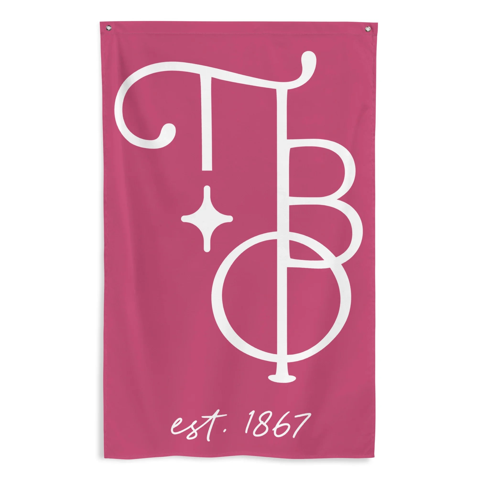 Pi Beta Phi Greek Letters Flag | Pi Phi Dorm Decor | Sorority Gifts