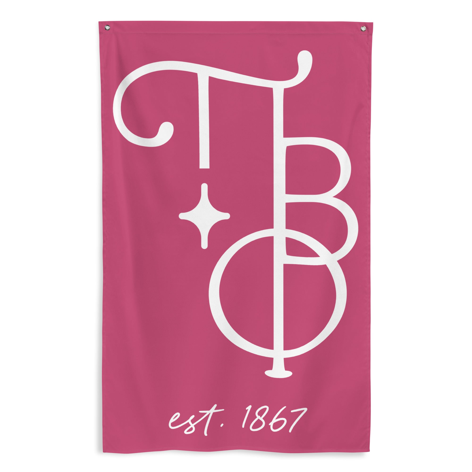 Pi Beta Phi Greek Letters Flag | Pi Phi Dorm Decor | Sorority Gifts