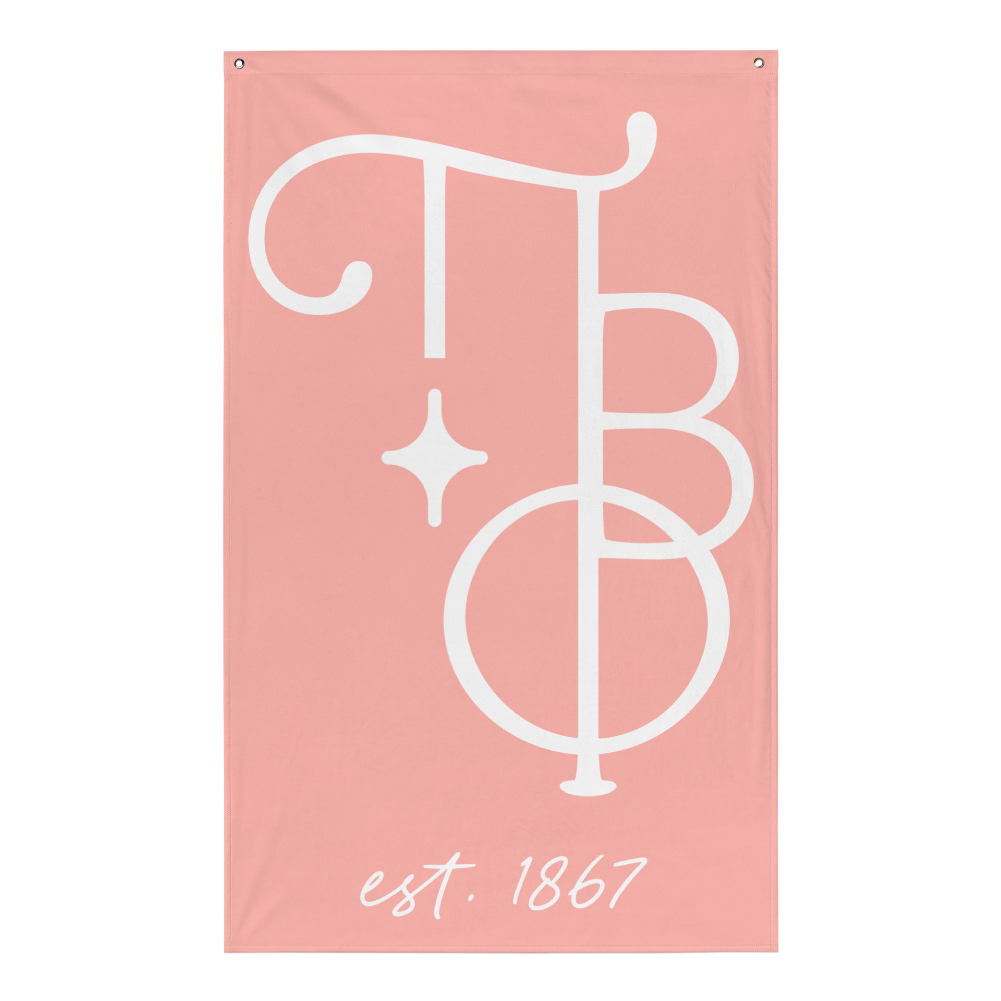 Pi Beta Phi Greek Letters Flag | Pi Phi Dorm Decor | Sorority Gifts