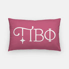 Pi Beta Phi Greek Letters Lumbar Throw Pillow | Pi Phi Gifts