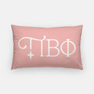 Pi Beta Phi Greek Letters Lumbar Throw Pillow