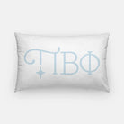 Pi Beta Phi Greek Letters Lumbar Throw Pillow