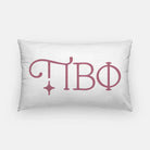 Pi Beta Phi Greek Letters Lumbar Throw Pillow
