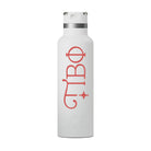 Pi Beta Phi RTIC 20 oz Ceramic Lined Water Bottle Tumbler UV Print Coral