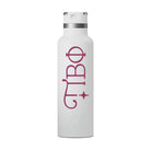 Pi Beta Phi RTIC 20 oz Ceramic Lined Water Bottle Tumbler UV Print Wine