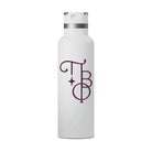 Pi Beta Phi Stacked Greek Letters RTIC 20 oz Ceramic Lined Water Bottle Tumbler UV Print