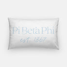 Pi Beta Phi Traditional 1867 Throw Pillow | Pi Phi Big Little Gifts