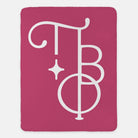 Pi Beta Phi XL 60x80 Sherpa Throw Blanket - Stacked Greek Letters