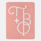 Pi Beta Phi XL 60x80 Sherpa Throw Blanket - Stacked Greek Letters