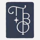 Pi Beta Phi XL 60x80 Sherpa Throw Blanket - Stacked Greek Letters