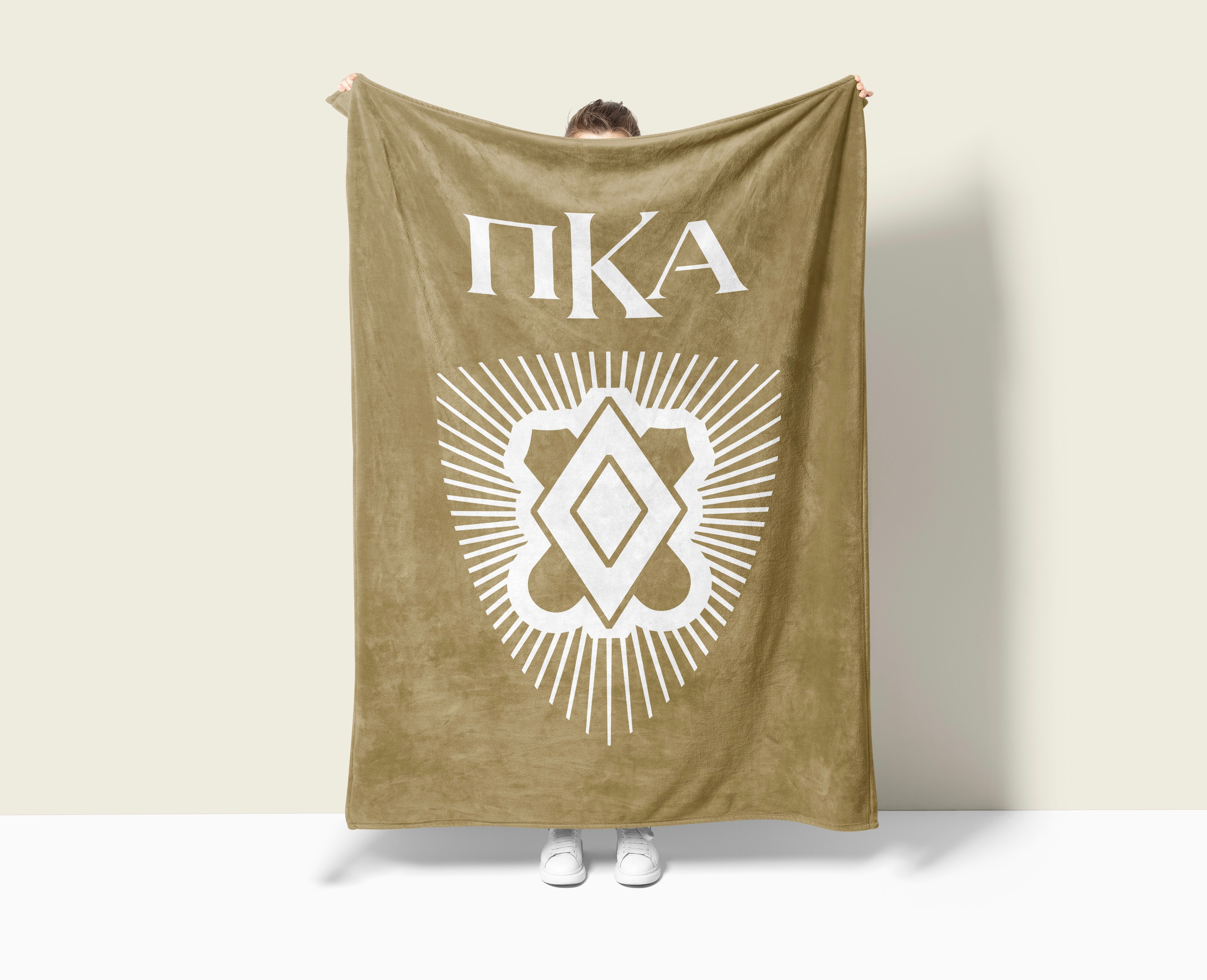 PIKE XL 60x80 Blanket - Greek Letters | Official Fraternity Merch