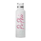 Pi Phi RTIC 20 oz Ceramic Lined Water Bottle Tumbler UV Print Berry