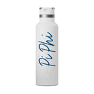 Pi Phi RTIC 20 oz Ceramic Lined Water Bottle Tumbler UV Print