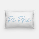Pi Phi Script Lumbar Throw Pillow 